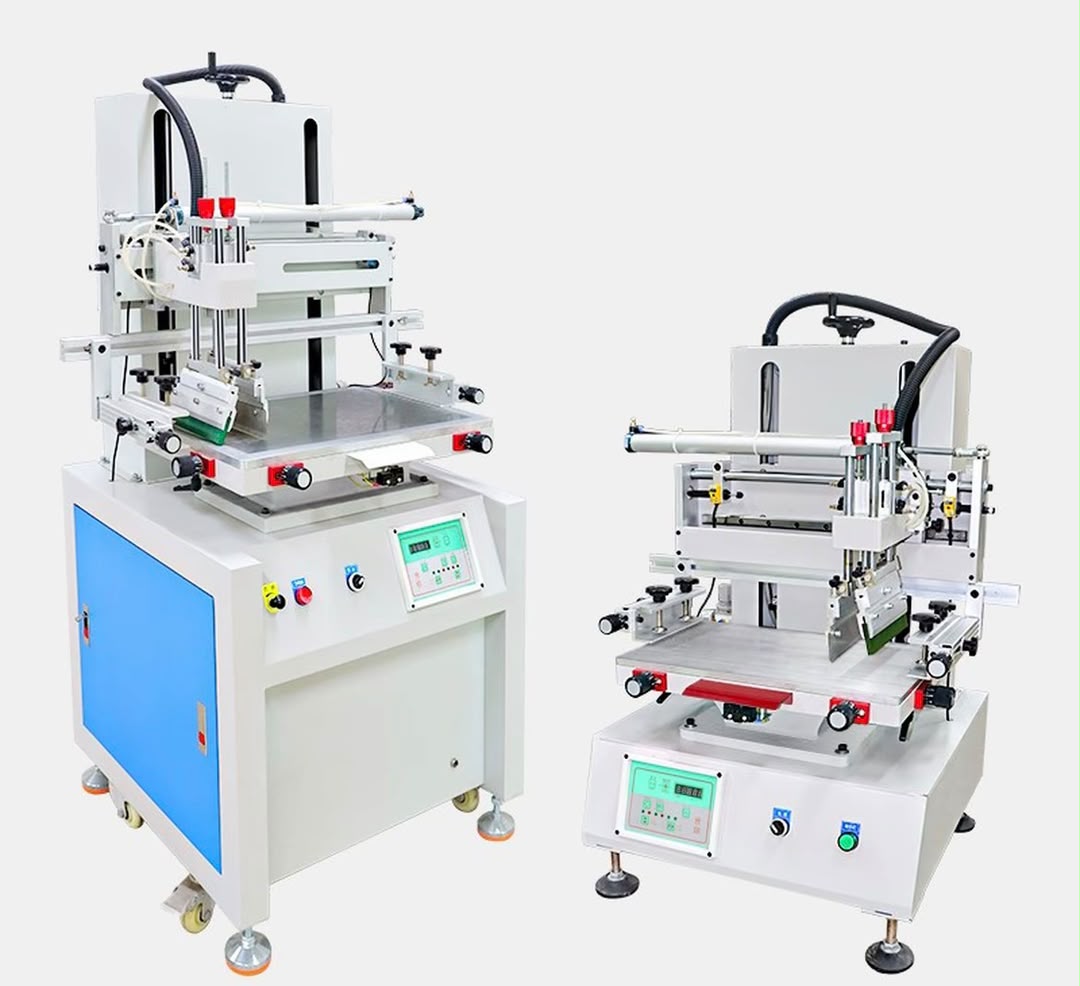 Pneumatic flat‑surface screen printing machine
