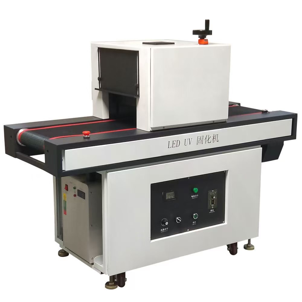 Conveyor belt LED UV curing machine for industrial production